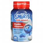 Жевательные мультивитамины, для детей от 3 лет, ягодный вкус, Multi-Vitamin Ages 3 Smurf Berry, The Smurfs, 60 жевательных конфет - Фото миниатюра 1