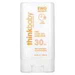 Солнцезащитное средство в виде стика, SPF 30, Zinc Oxide Sunscreen Stick SPF 30, think, Thinkbaby, 18,4 г - Фото миниатюра 1