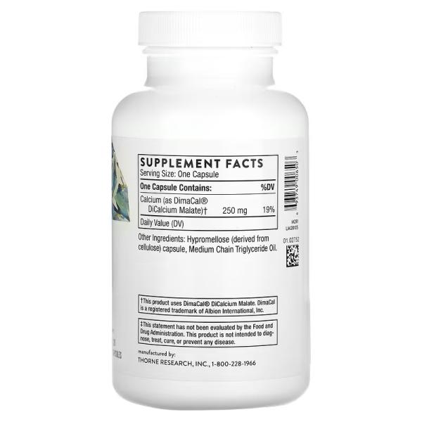 Хелатный кальций, Calcium, Thorne, 120 капсул - Фото 2