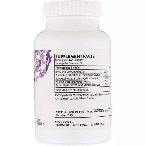 Підтримка при менопаузі, Meta-Balance, Thorne Research, 120 капсул - Фото 2