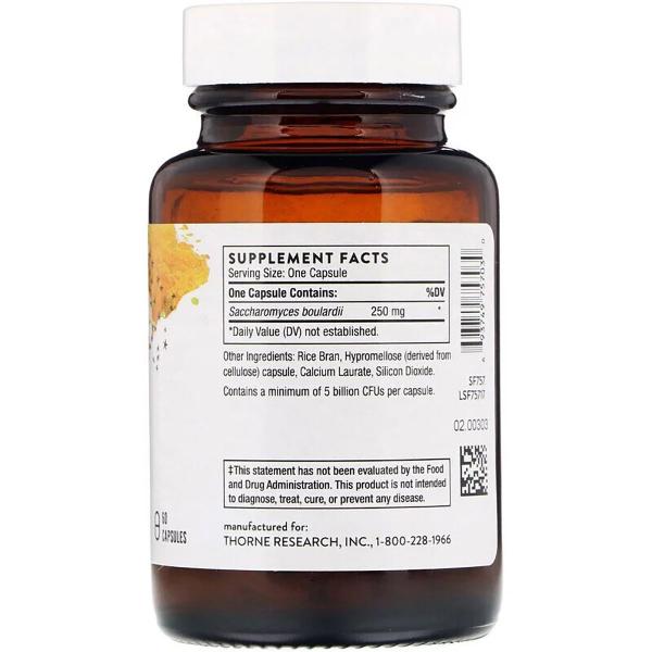 Сахаромицеты буларди, Sacro-B Probiotic, Thorne Research, 60 капсул  - Фото 2