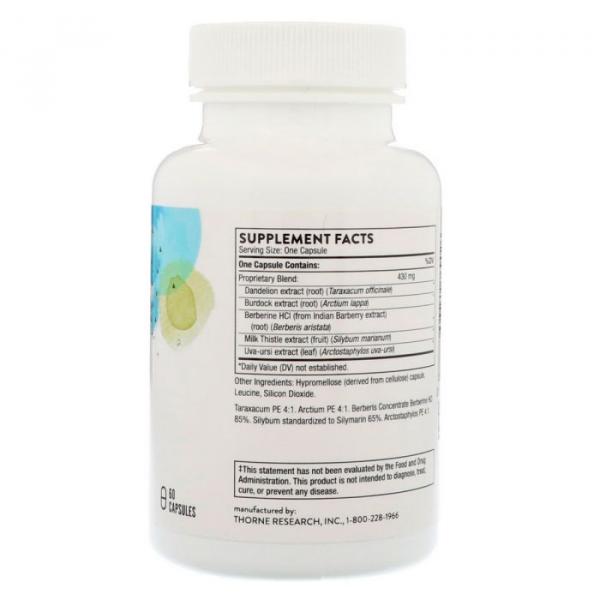 Чистка печени, Liver Cleanse, Thorne Research, 60 капсул  - Фото 2