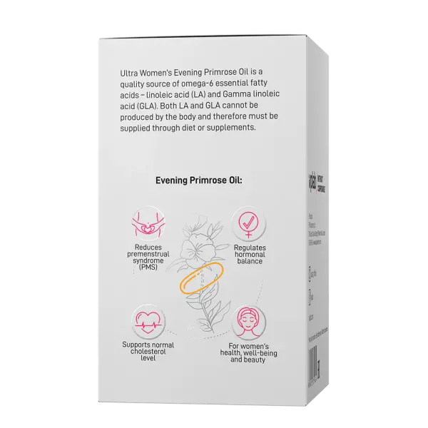 Олія примули вечірньої для жінок, Ultra Women's Evening Primrose oil, Vplab, 60 капсул - Фото 2