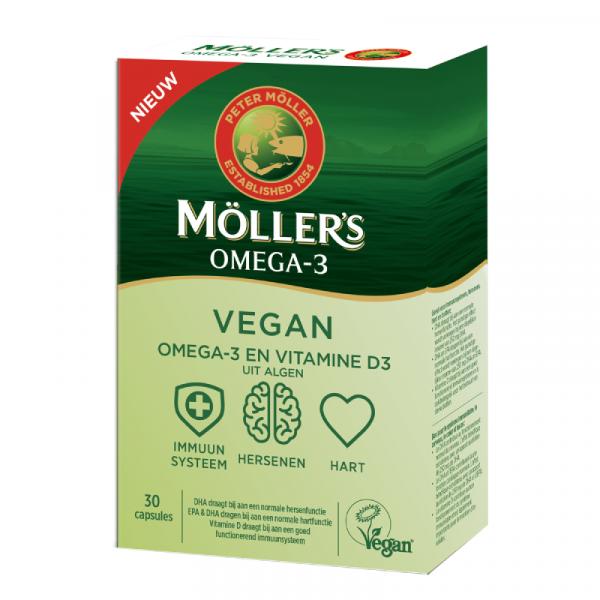 Омега-3 для веганов, Vegan Omega-3, Mollers, 30 капсул - Фото 2