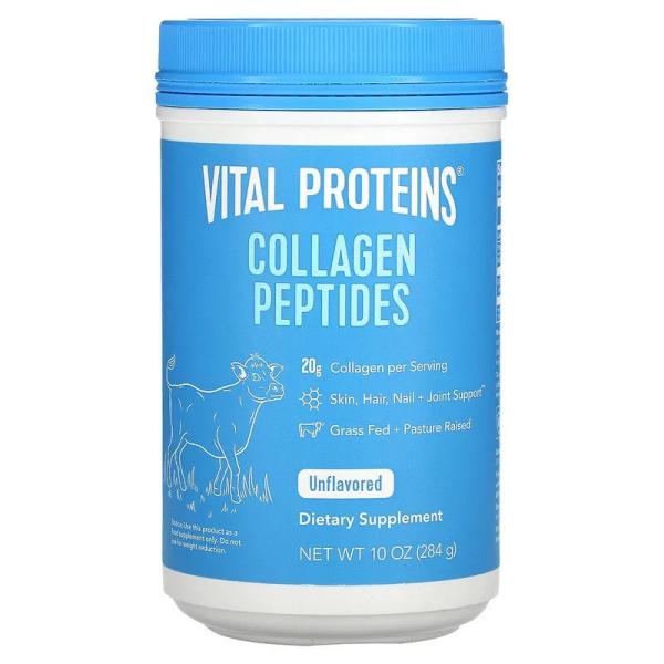 Пептиды коллагена, без вкусовых добавок, Collagen Peptides, Vital Proteins, 284 г - Фото 1