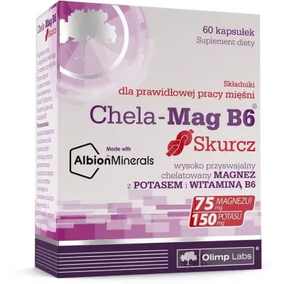 Магне B6, Chela-Mag B6 SHRINKLE, Olimp Labs, 60 капсул