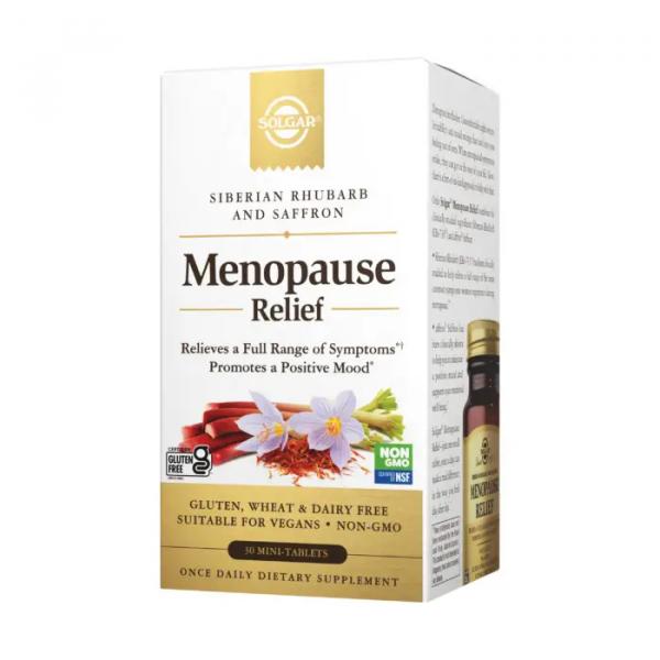 Женские витамины во время менопаузы, Menopause Relief, Solgar, 30 мини-таблеток (SOL-00589)
